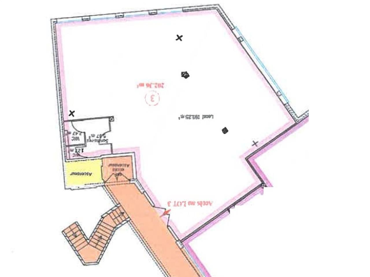 Vente bureaux 202 m² non divisibles