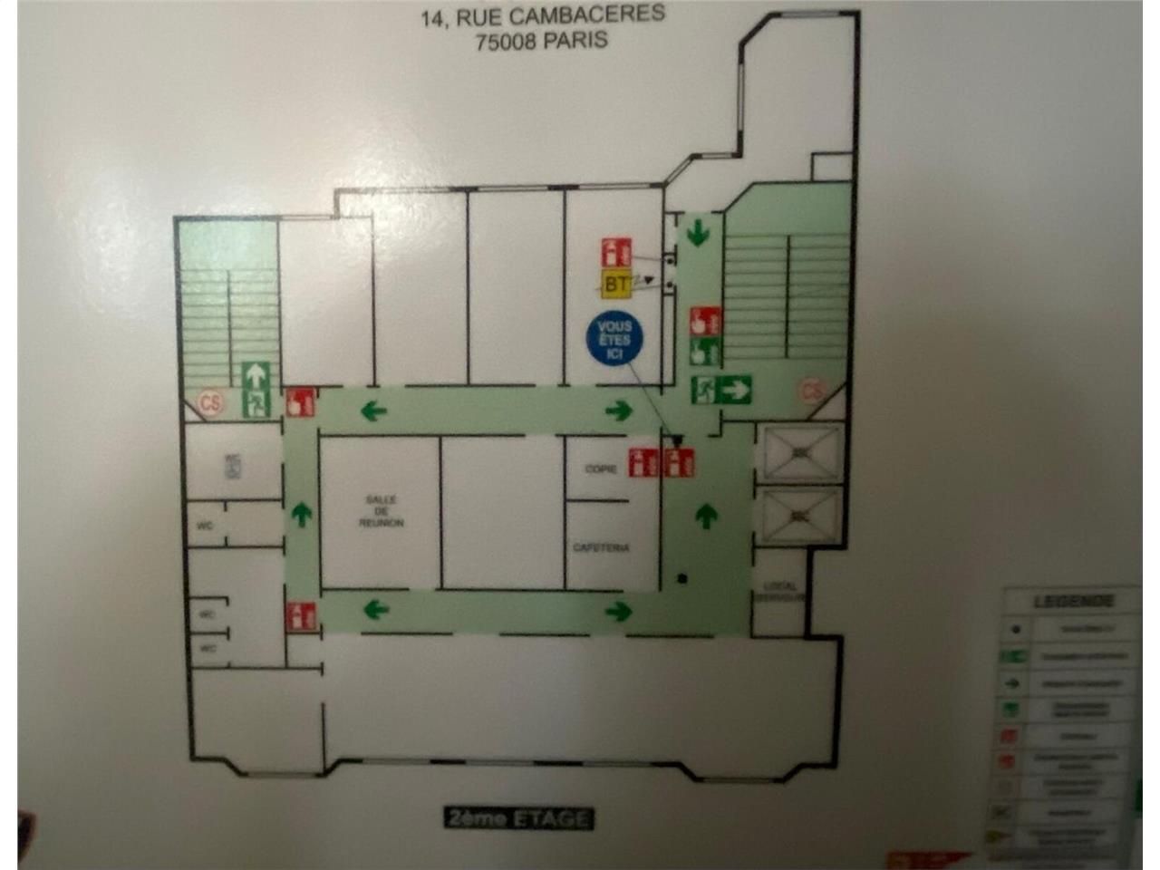 Location bureaux 307 m² non divisibles