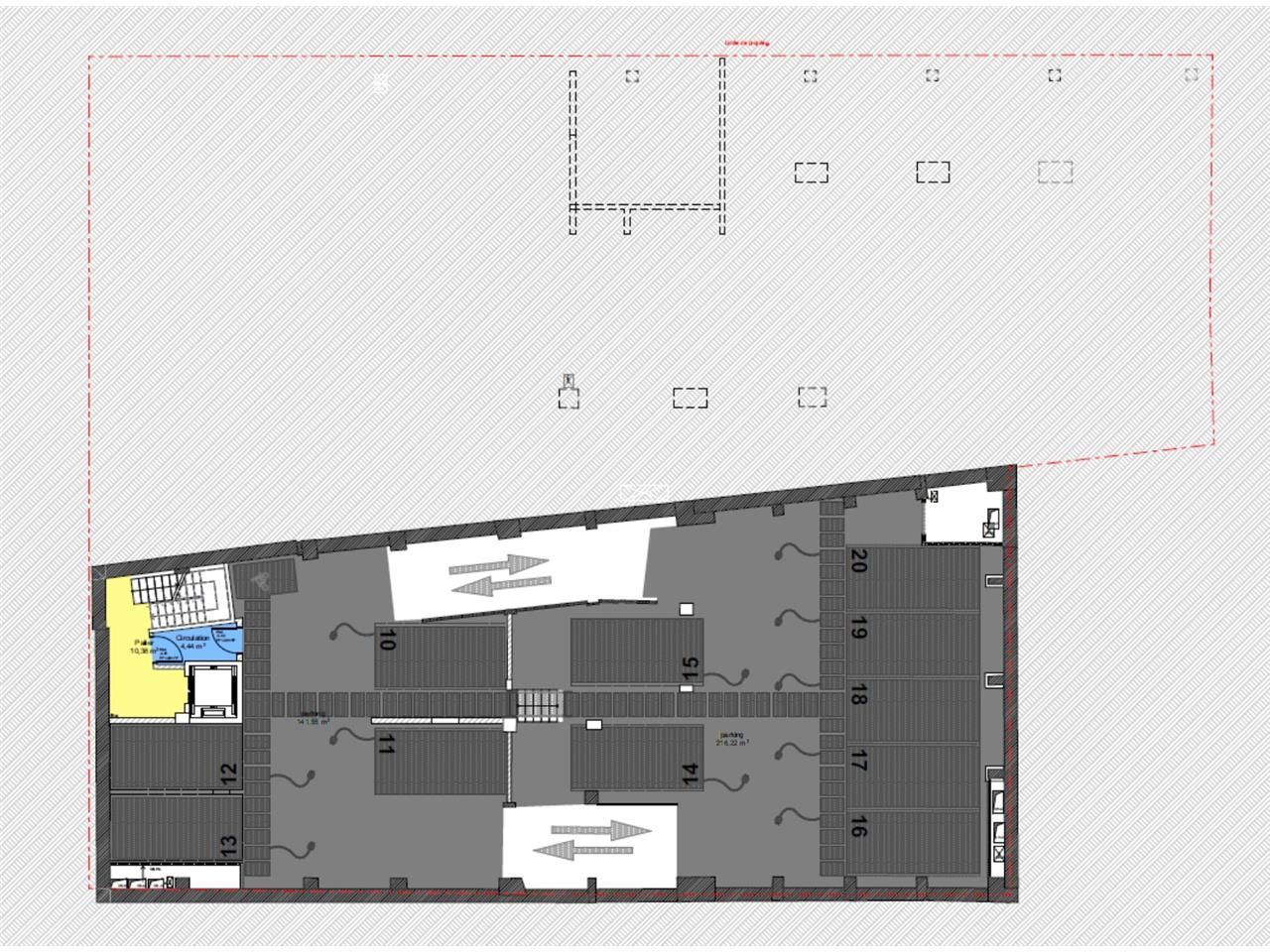 Location bureaux 5711 m² non divisibles