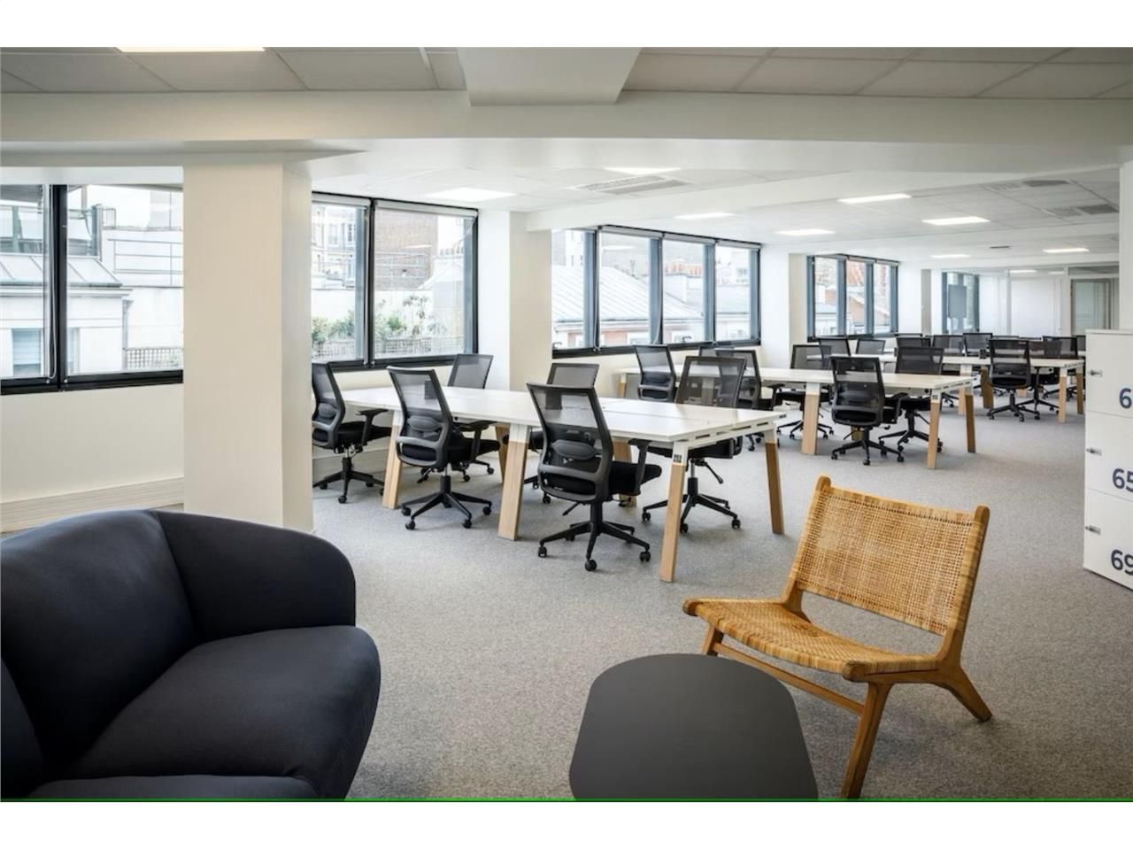 Location d'un espace de travail privatif entièrem