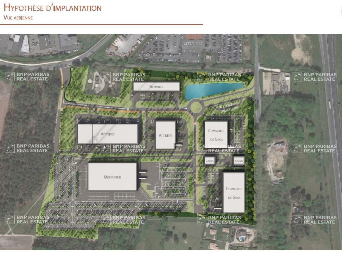 6000 m² pour cetentrepôts classe c en location à Martillac