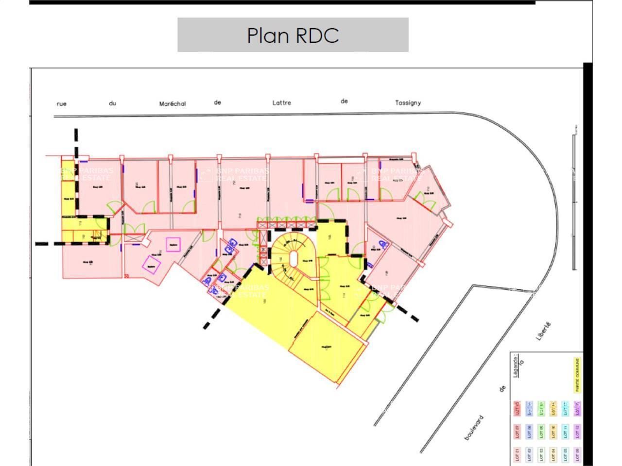 Vente Bureaux 1674.9 m² divisibles 59800 Lille