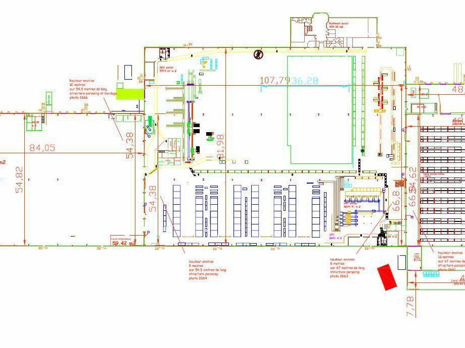 Location Entrepôts classe C 17964 m² non divisibles 62221 Noyelles-sous-lens