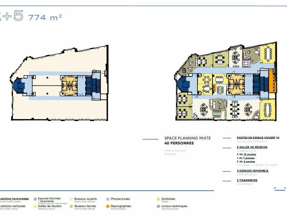 Location bureaux à Paris 75010