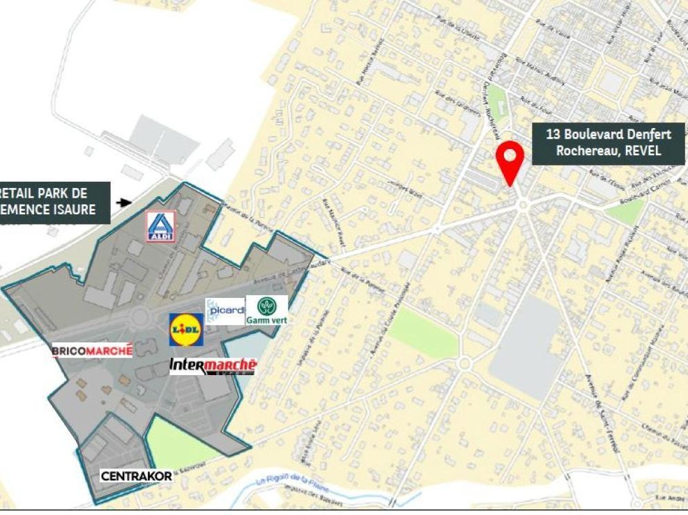 1531 m² pour ce local commercial en vente à Revel