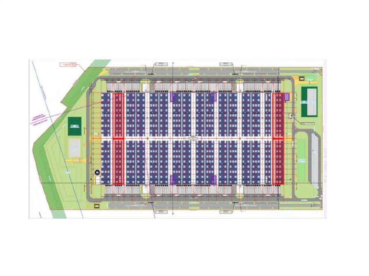 96526.88 m² pour cetentrepôts classe a en location à Laon