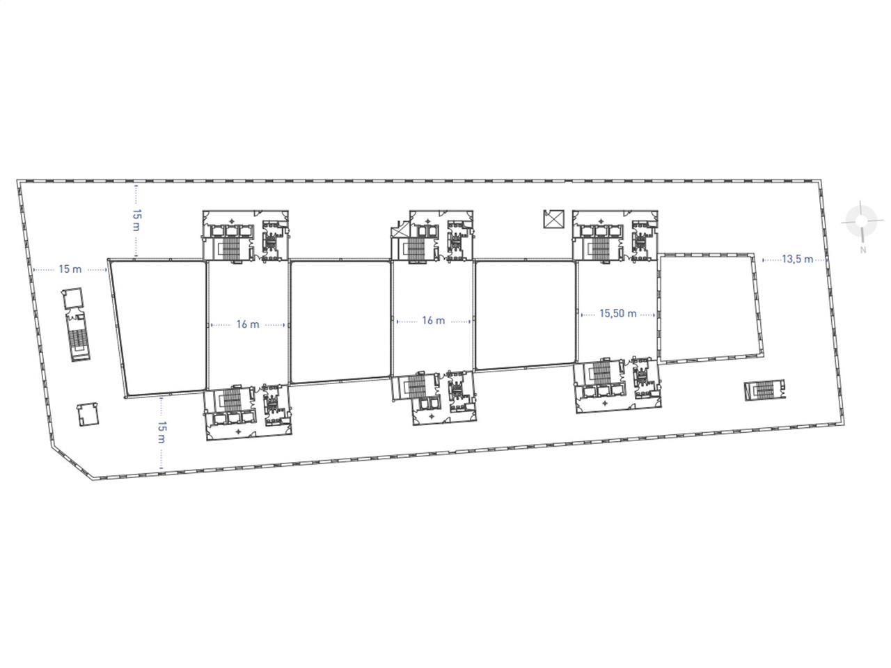Location Bureaux 4939.4 m² divisibles 75001 Paris