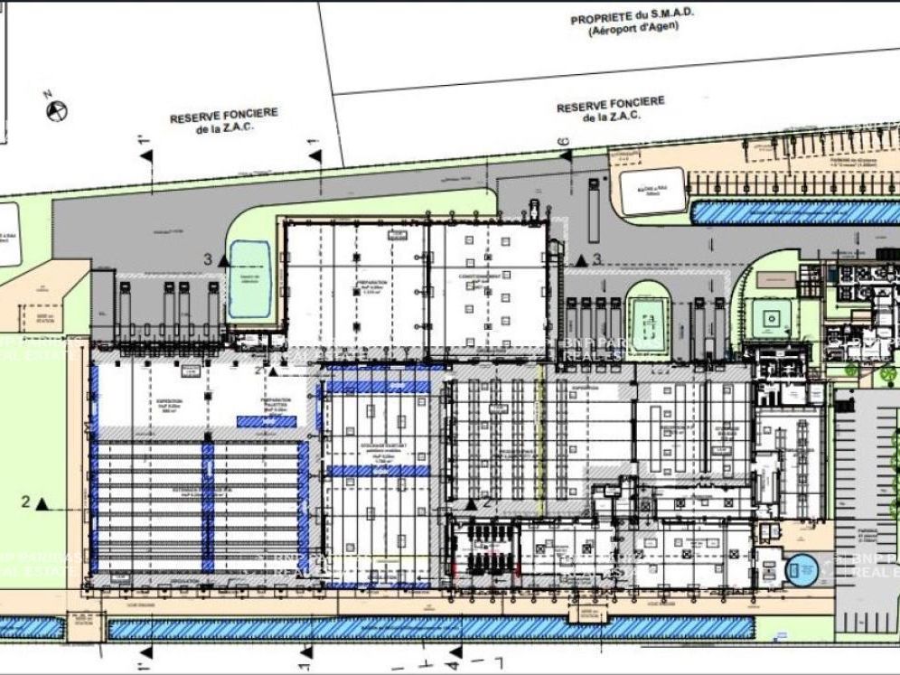 Vente entrepôts classe b à Estillac 47310