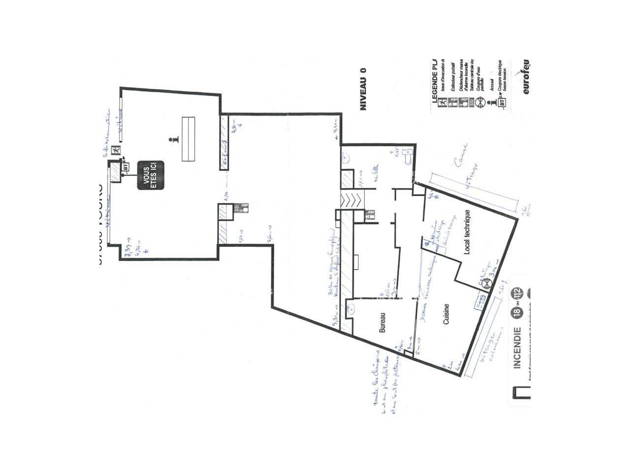 127 m² pour ce bureaux en location à Tours