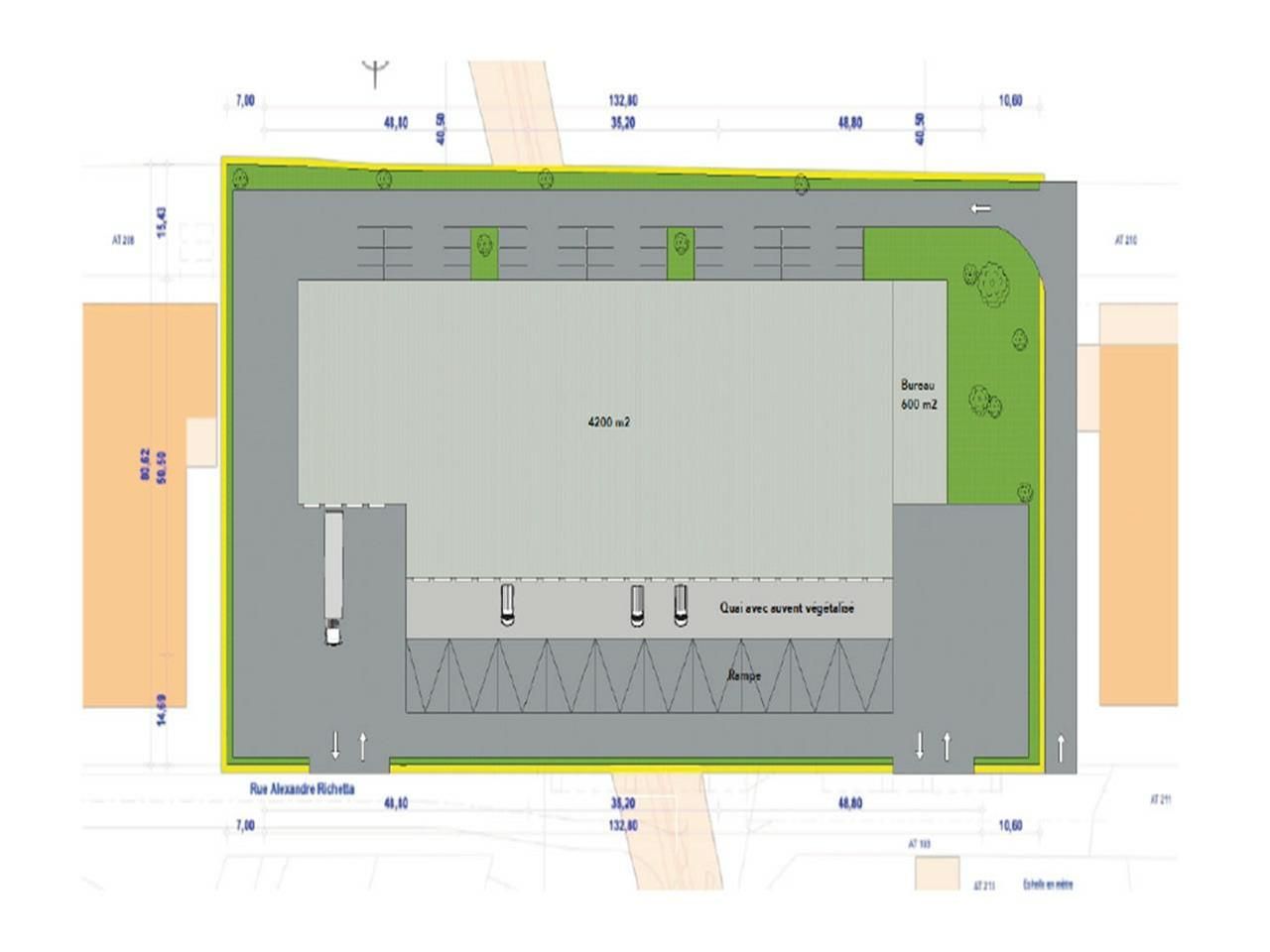 4800 m² pour ce activité en location à Villefranche-sur-saône