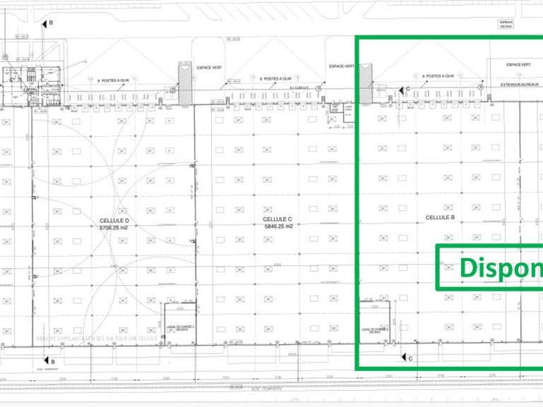12216 m² pour cetentrepôts classe a en location à Fontaine