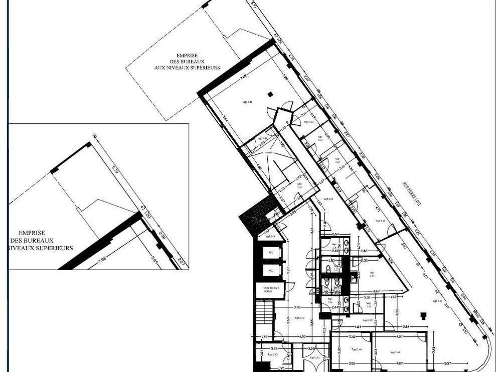1068 m² pour ce bureaux en location à Bordeaux