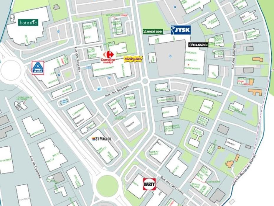 957 m² pour ce local commercial en location à Saint-mitre-les-remparts