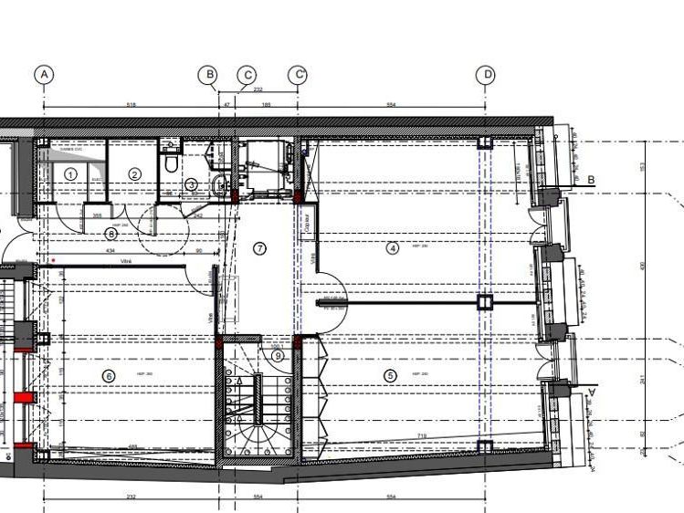 125 m² pour ce bureaux en location à Bordeaux