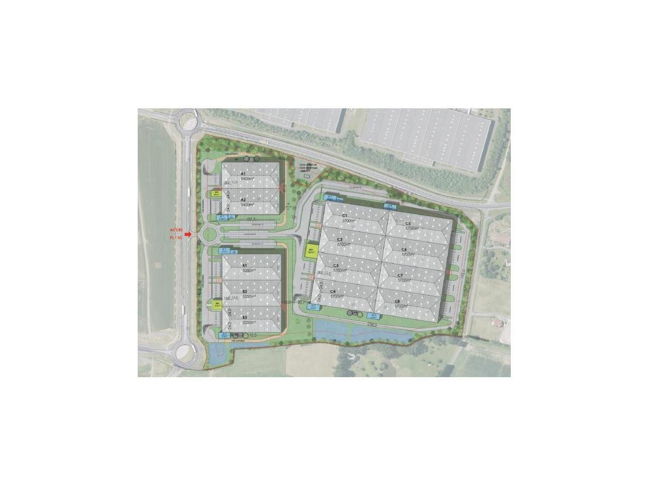 Location Entrepôts classe A 76280 m² non divisibles 59116 Houplines