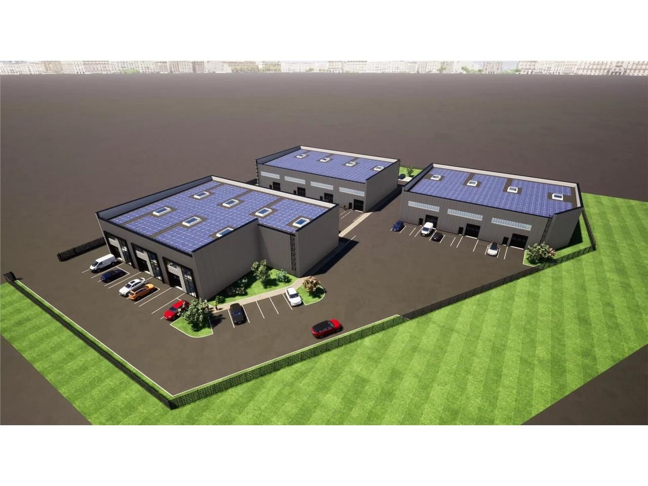 À vendre, un entrepôt neuf de 313 m², idéalement