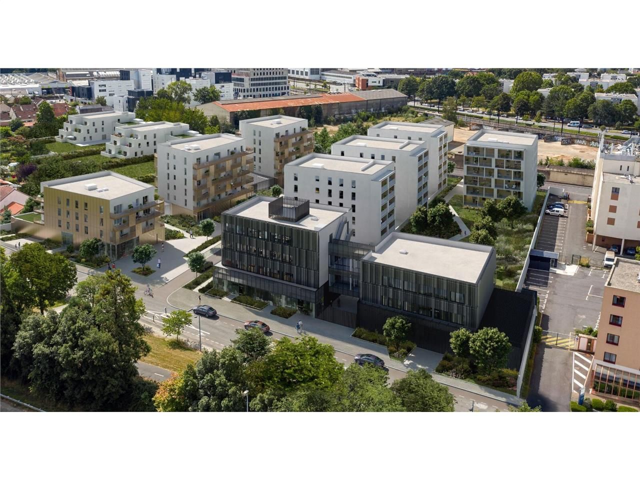 À l'est de Nantes, dans le dynamique quartier Hal