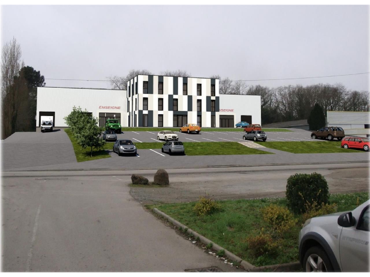 Sur la ville de Vannes, à proximité immédiate de 