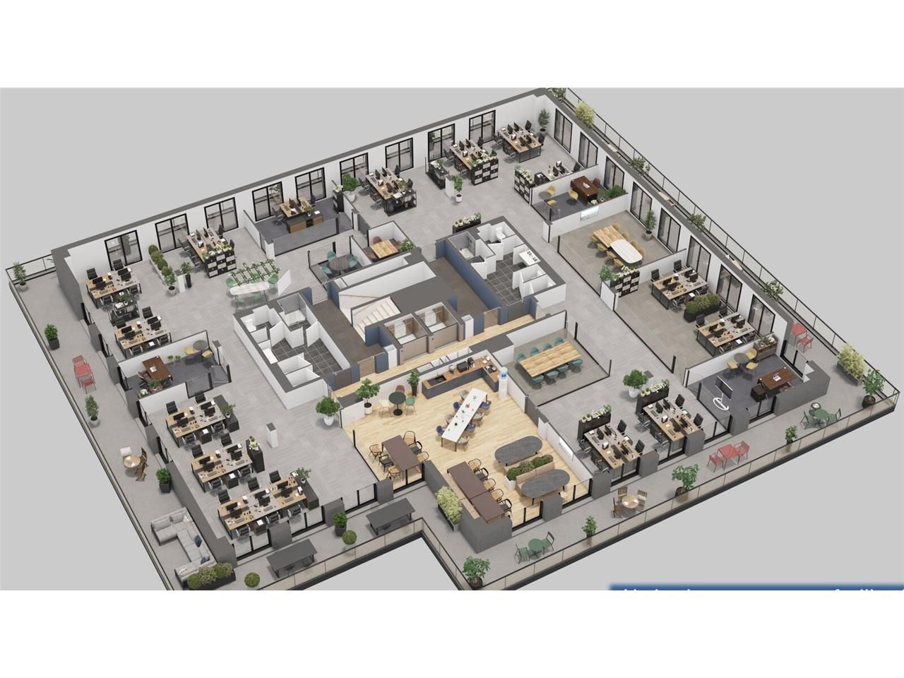 Vente bureaux 3690 m² divisibles à partir de 90 m²