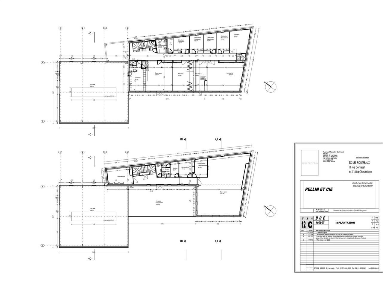 Vente entrepots 700 m² non divisibles