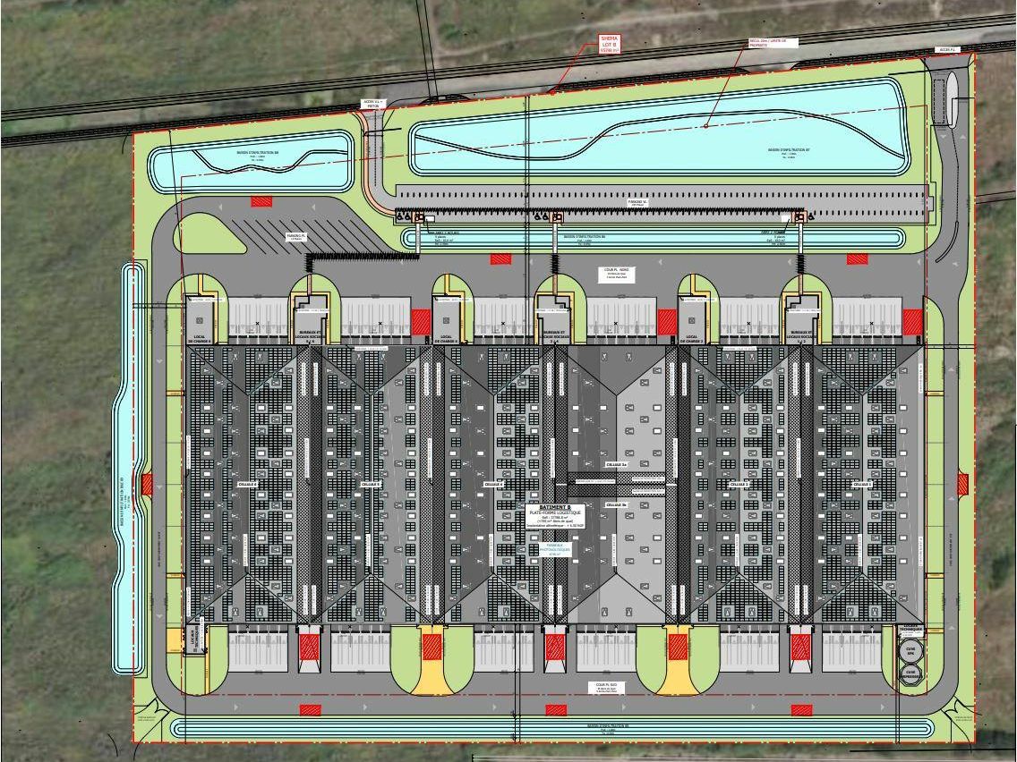 39066.8 m² pour cetentrepôts classe a en location à Honfleur