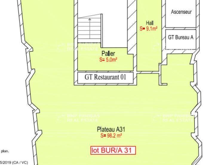Location Bureaux 584 m² divisibles 59800 Lille