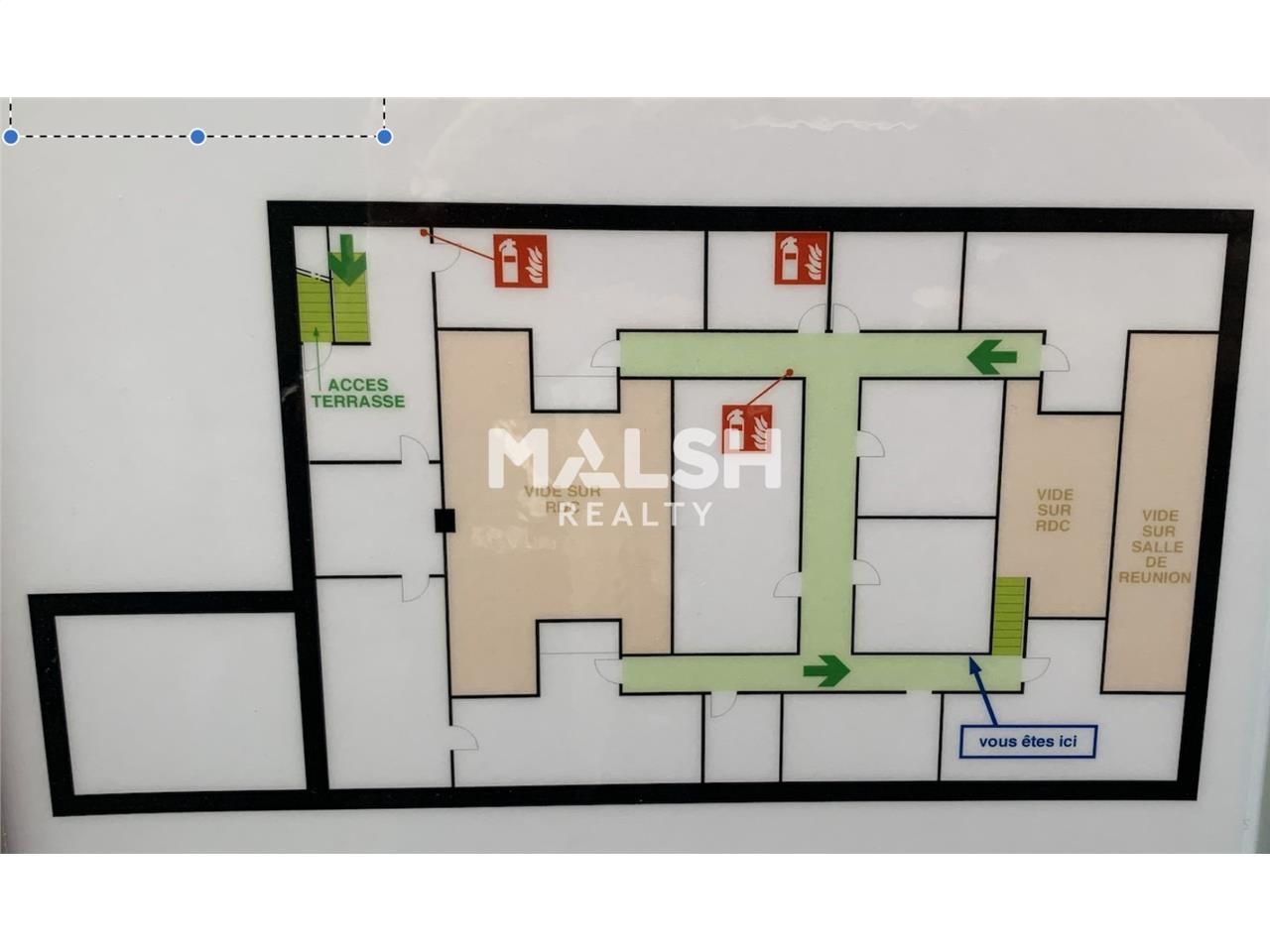 Vente bureaux 497 m² non divisibles