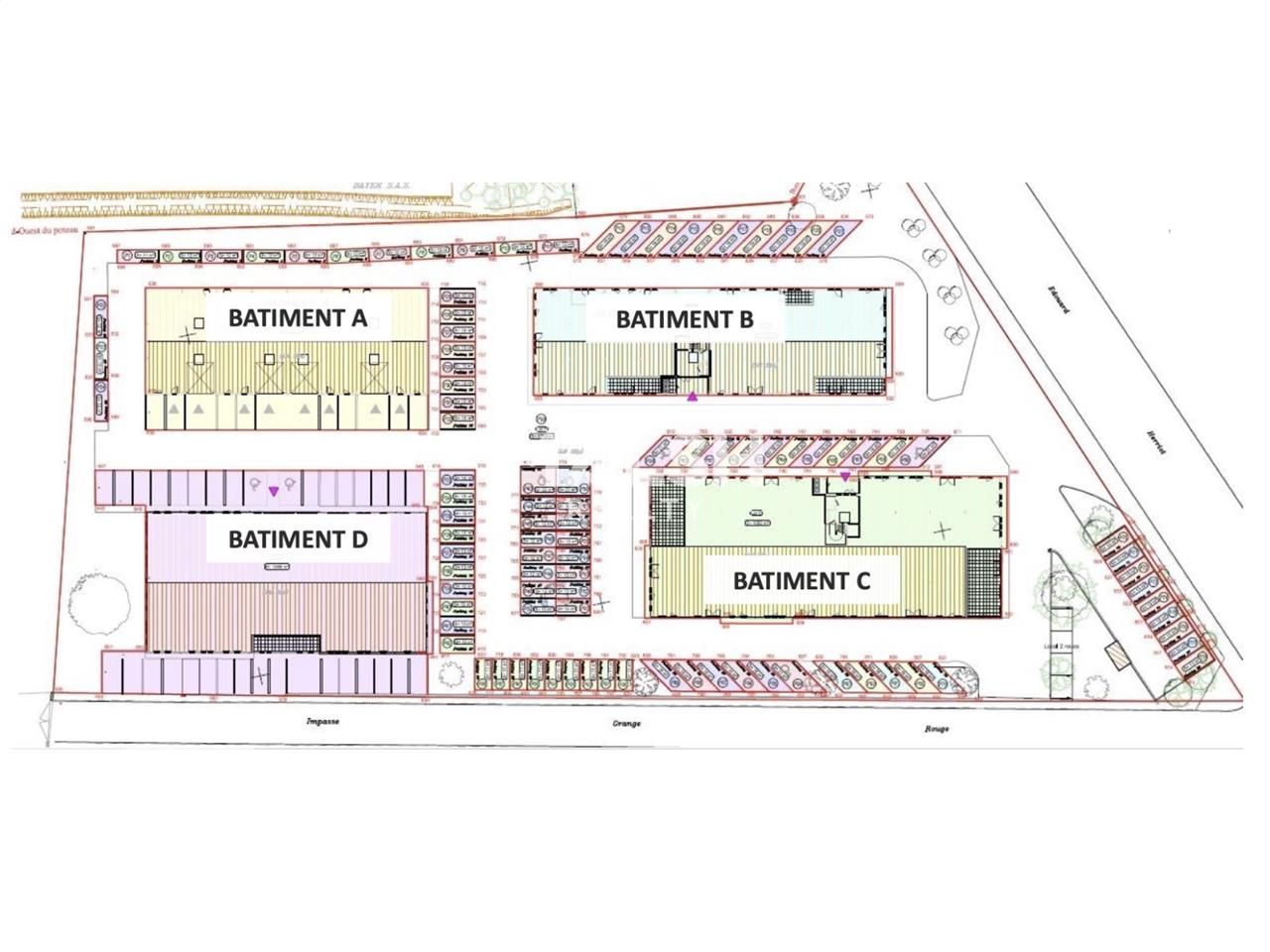 Vente bureaux 1651 m² divisibles à partir de 82 m²