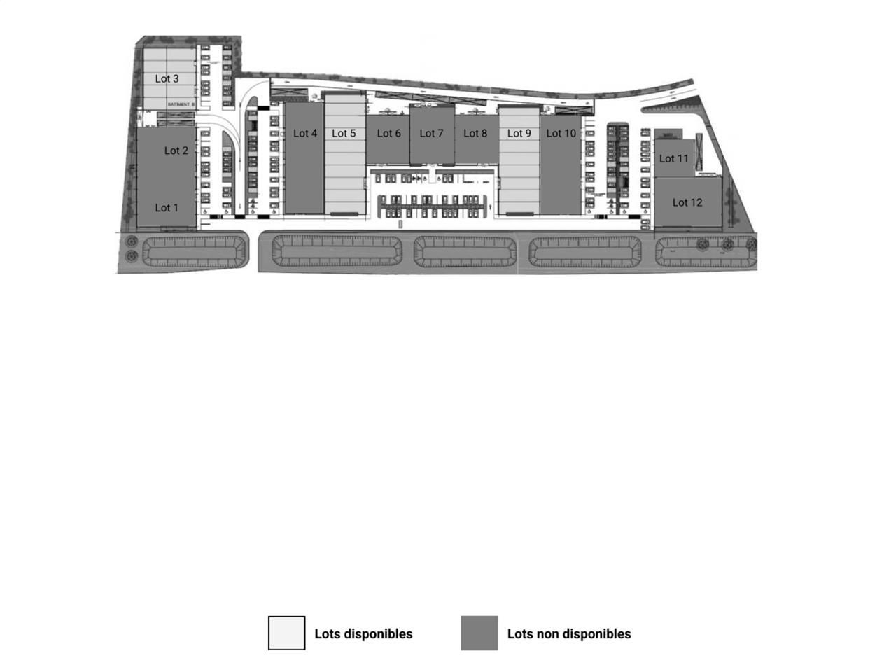 Vente locaux commerciaux 2950 m² divisibles à partir de 779 m²