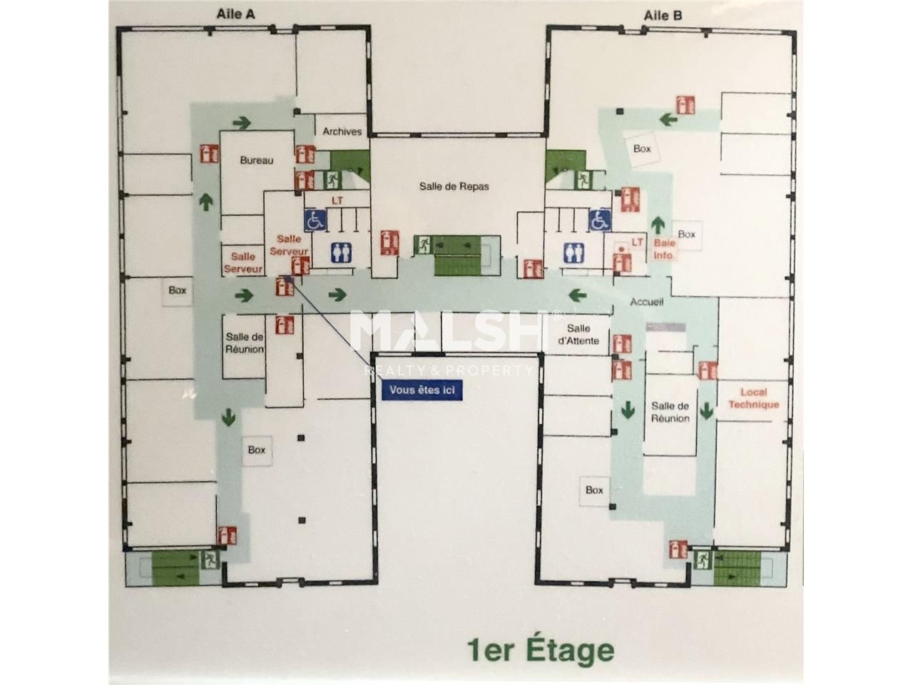 Location bureaux 1777 m² divisibles à partir de 592 m²
