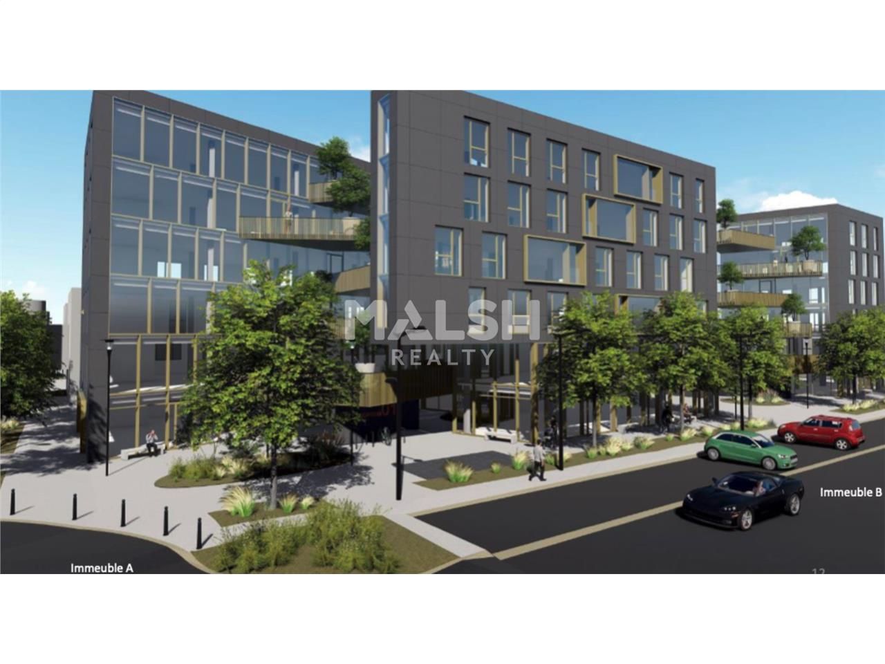 Plusieurs lots de bureaux dans un immeuble neuf d