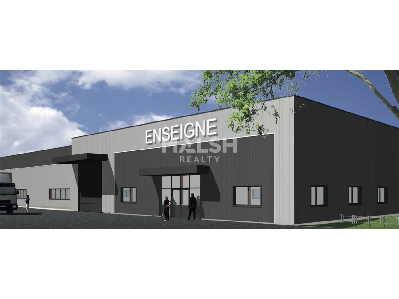 GUEREINS - Sur un terrain indépendant de 3266 m²,