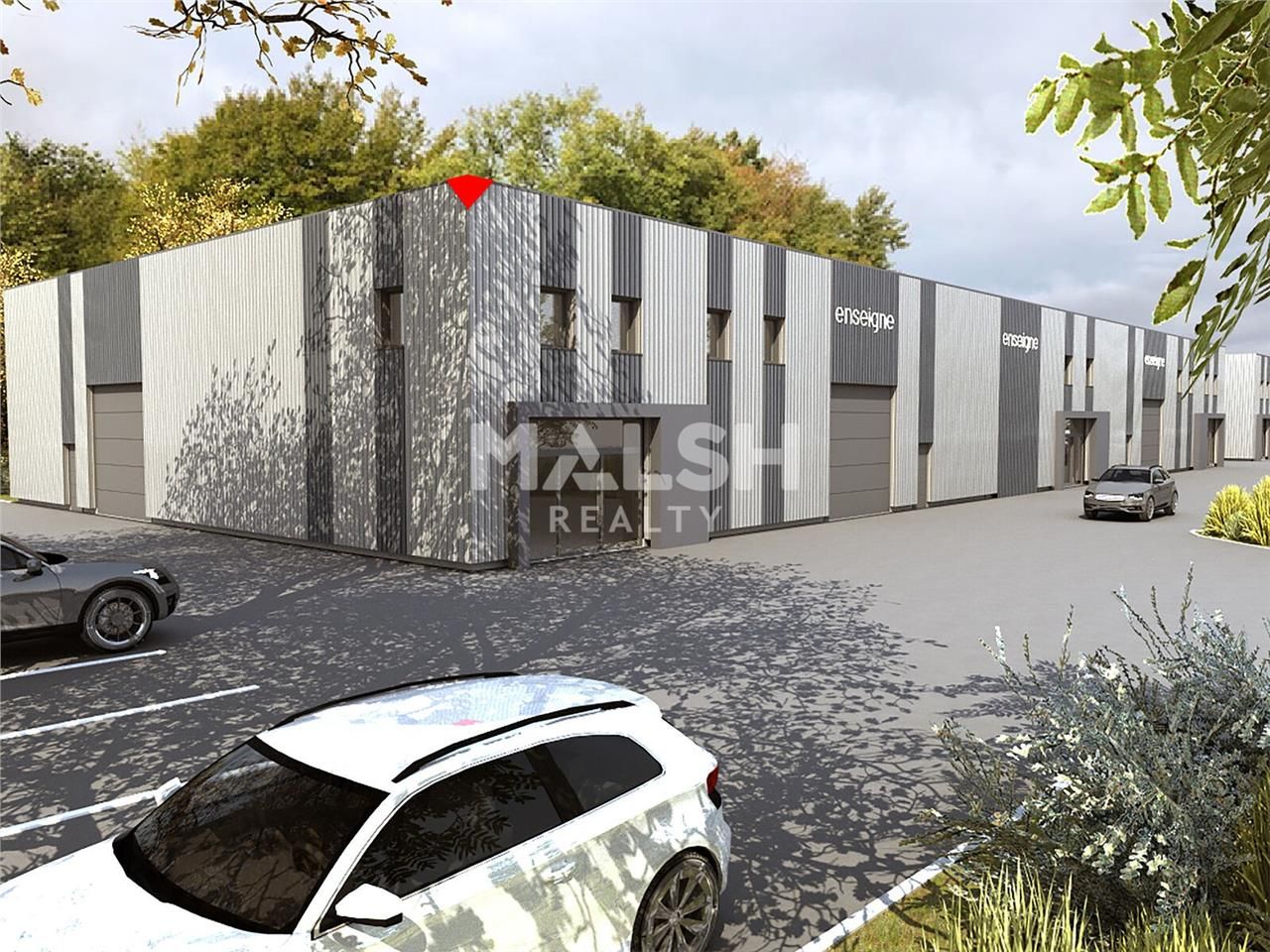 Sur un terrain de 6 277 m², au sein d'un nouveau