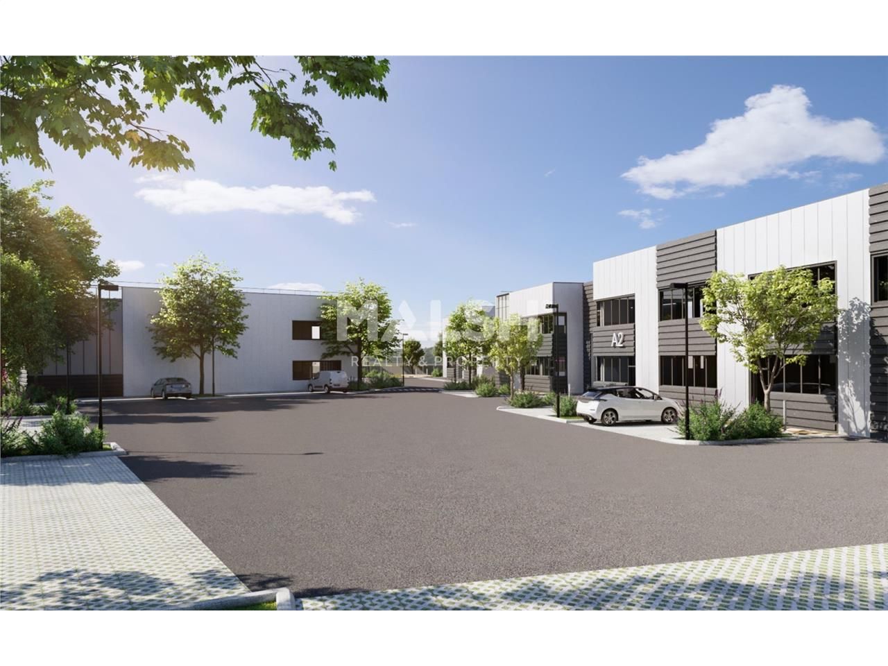 Au sein d'un nouveau parc d'activités clos et séc