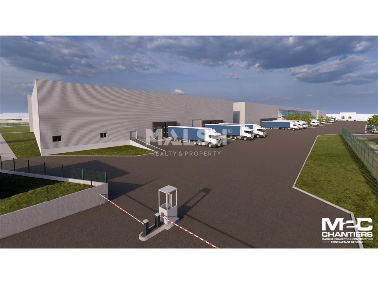Nous vous proposons à la location, deux entrepôts