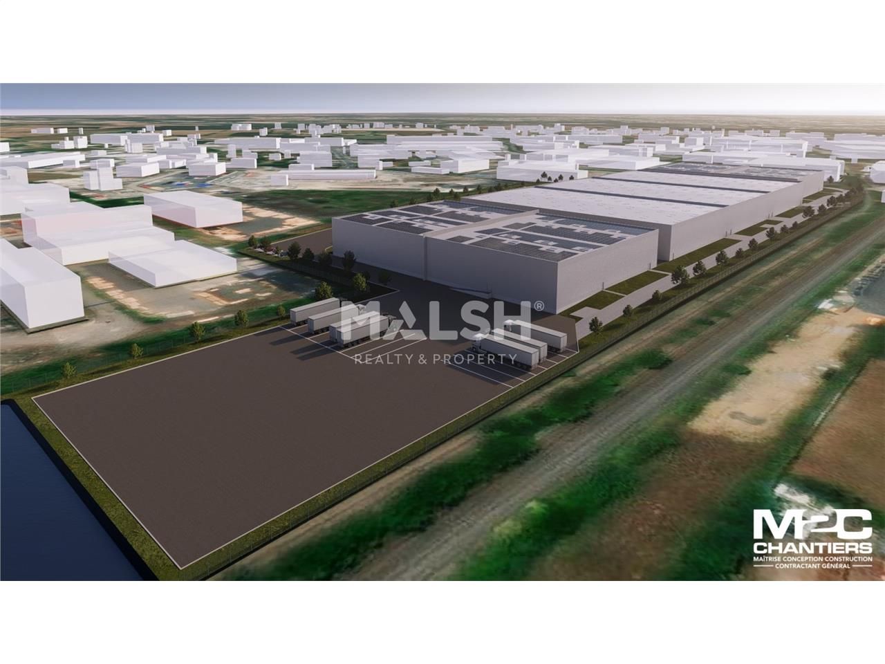 Nous vous proposons à la location, deux entrepôts