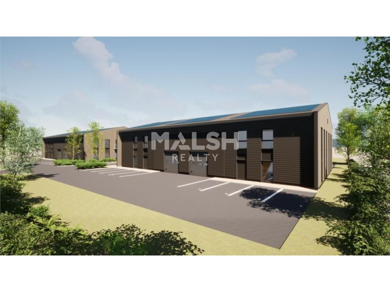 Au sein d'un nouveau parc d'activités composé de 