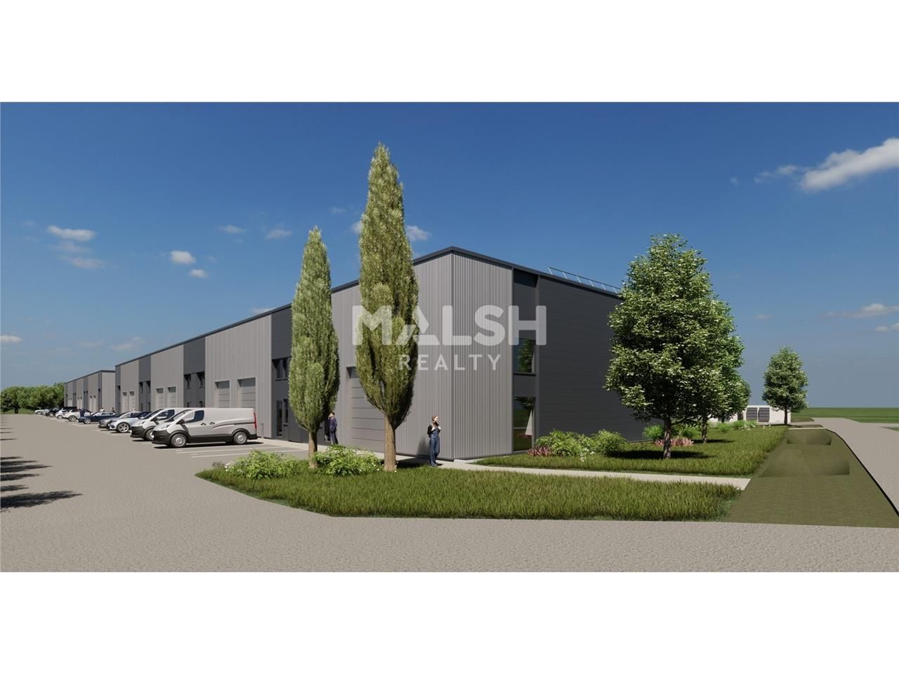 Situés dans une zone d'activité en plein développ