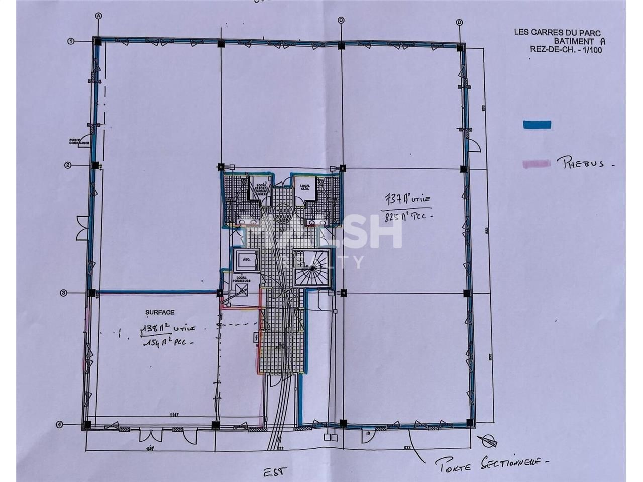Location entrepots 1400 m² divisibles à partir de 200 m²