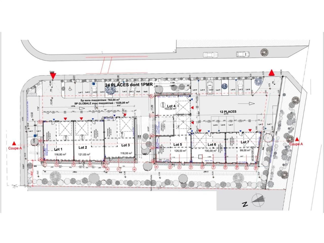 Location entrepots 154 m² non divisibles