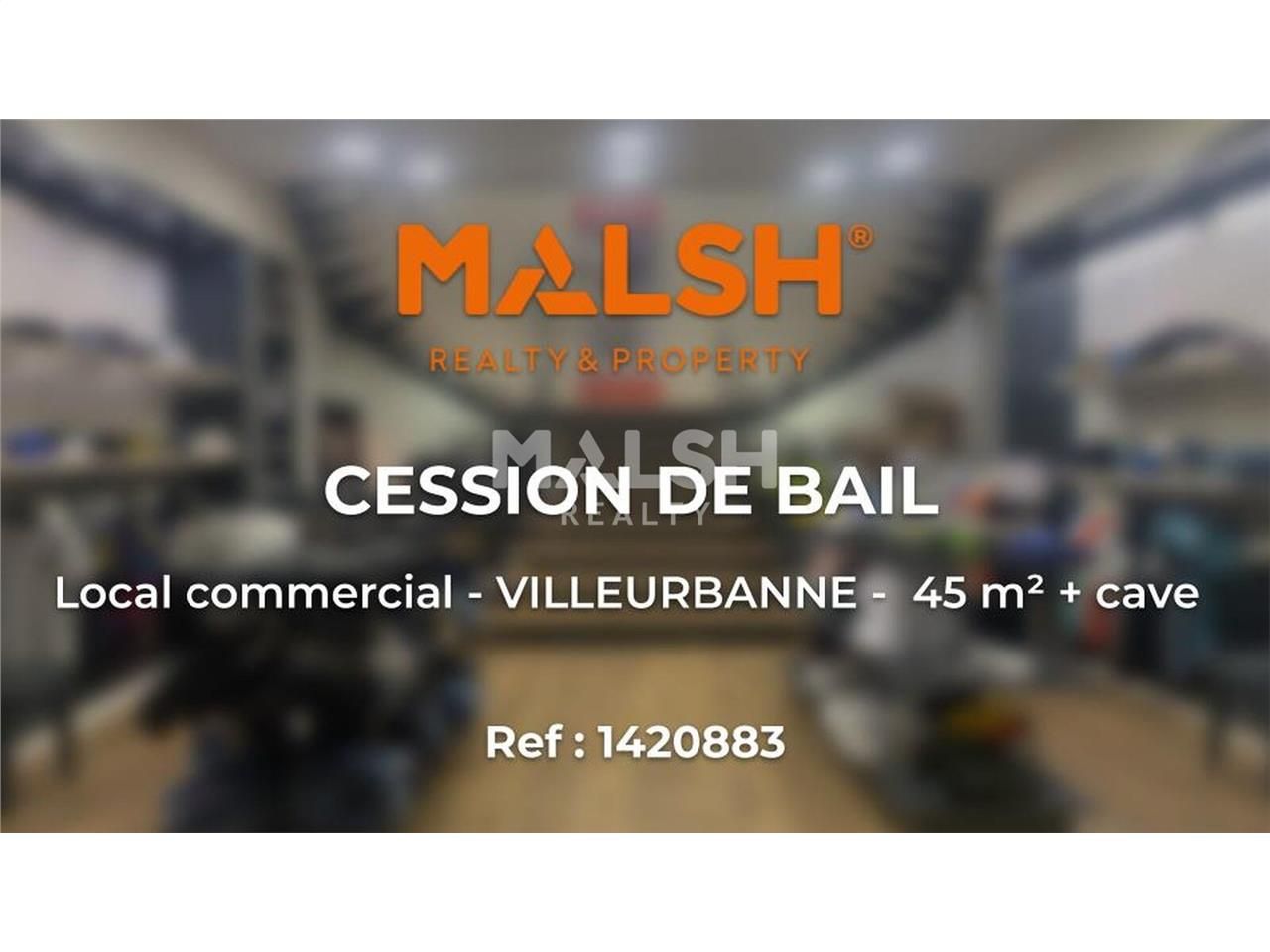 Nous vous proposons la cession de bail d'un local