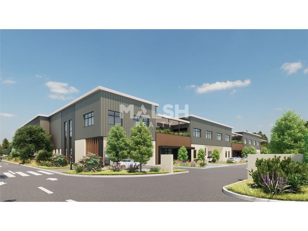 Au sein d'un nouveau parc d'activités clos compos