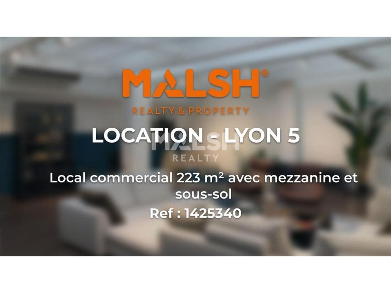 Nous vous proposons à la location, un local comme