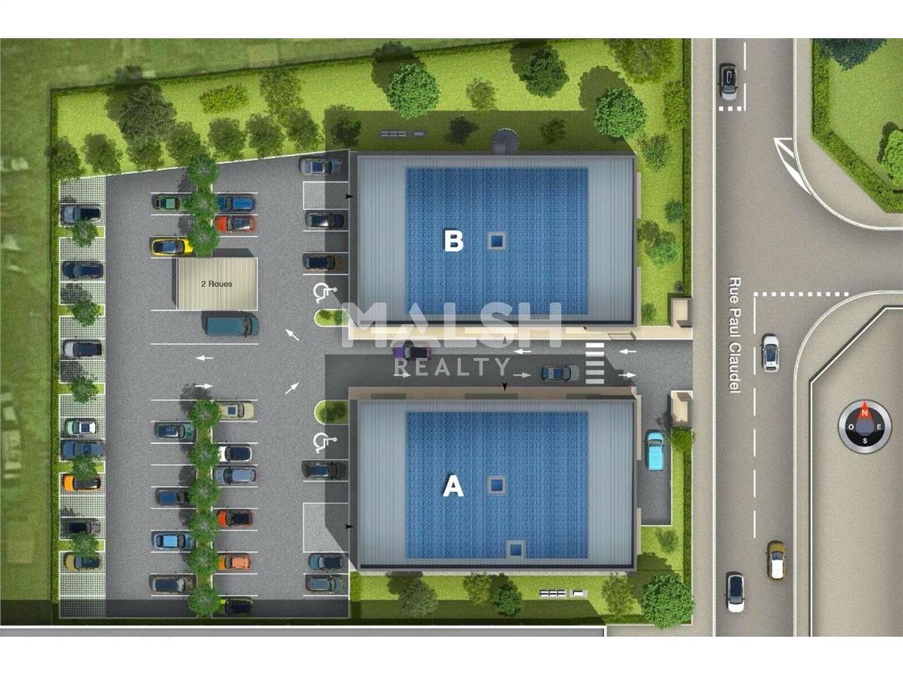 Location entrepots 2261 m² divisibles à partir de 130 m²