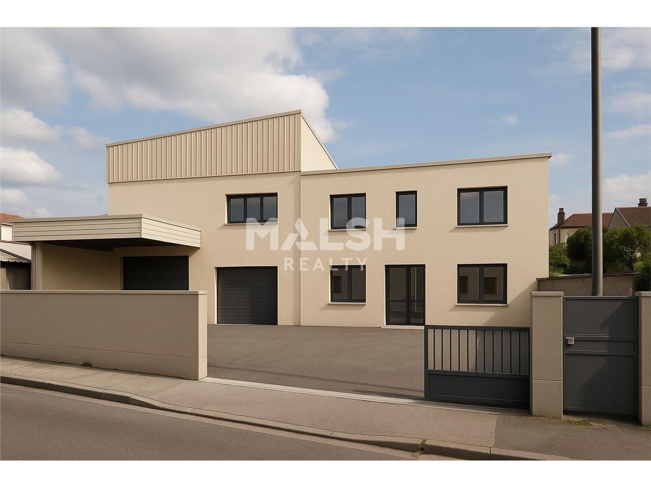 Sur un terrain indépendant de 3 648 m², nous vous