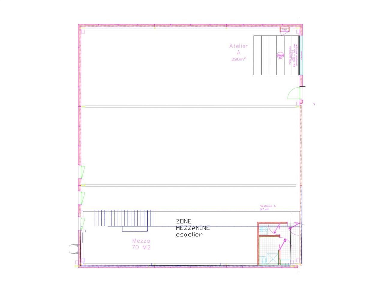 Location entrepots 360 m² non divisibles