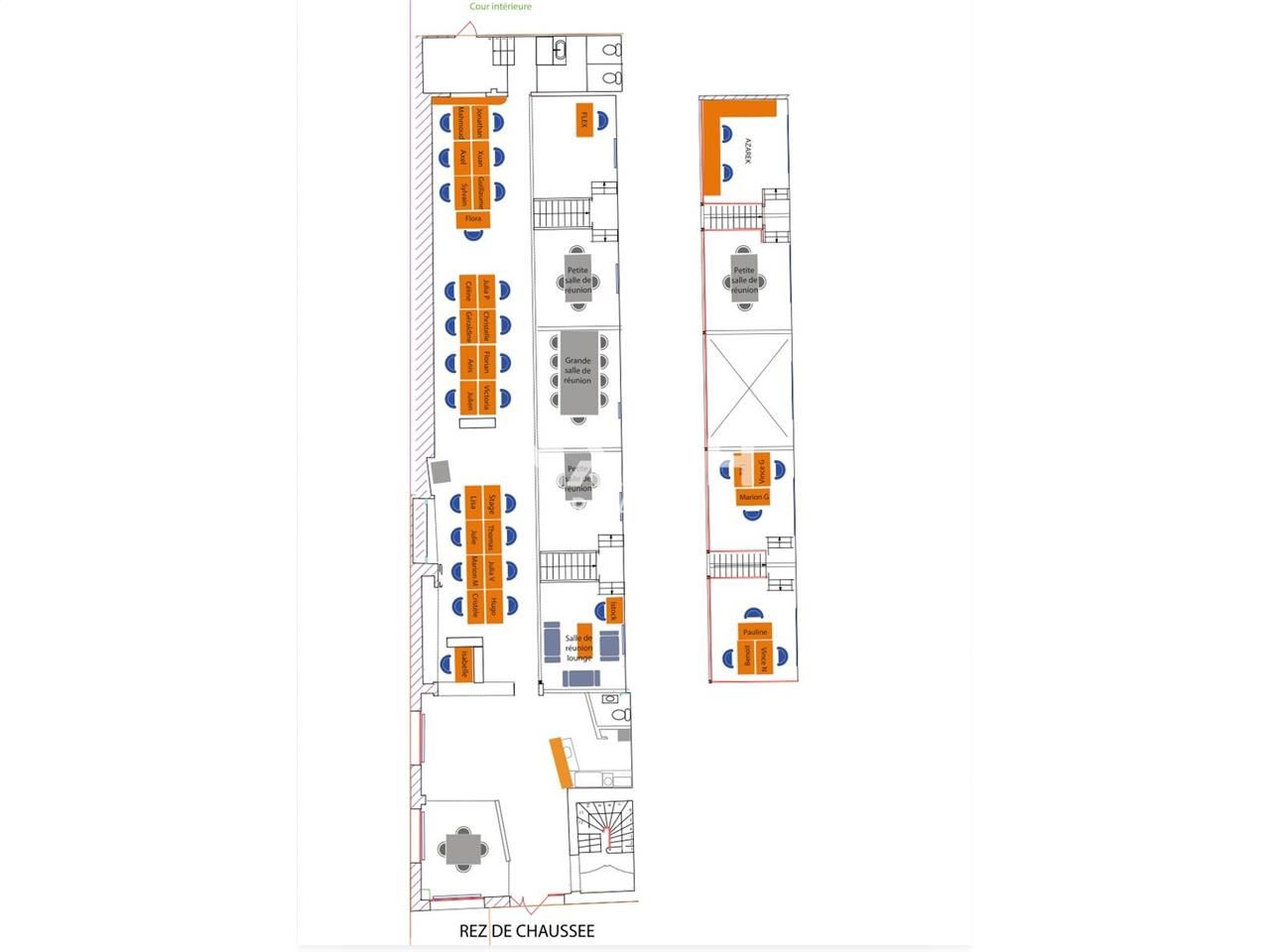 Location bureaux 480 m² non divisibles
