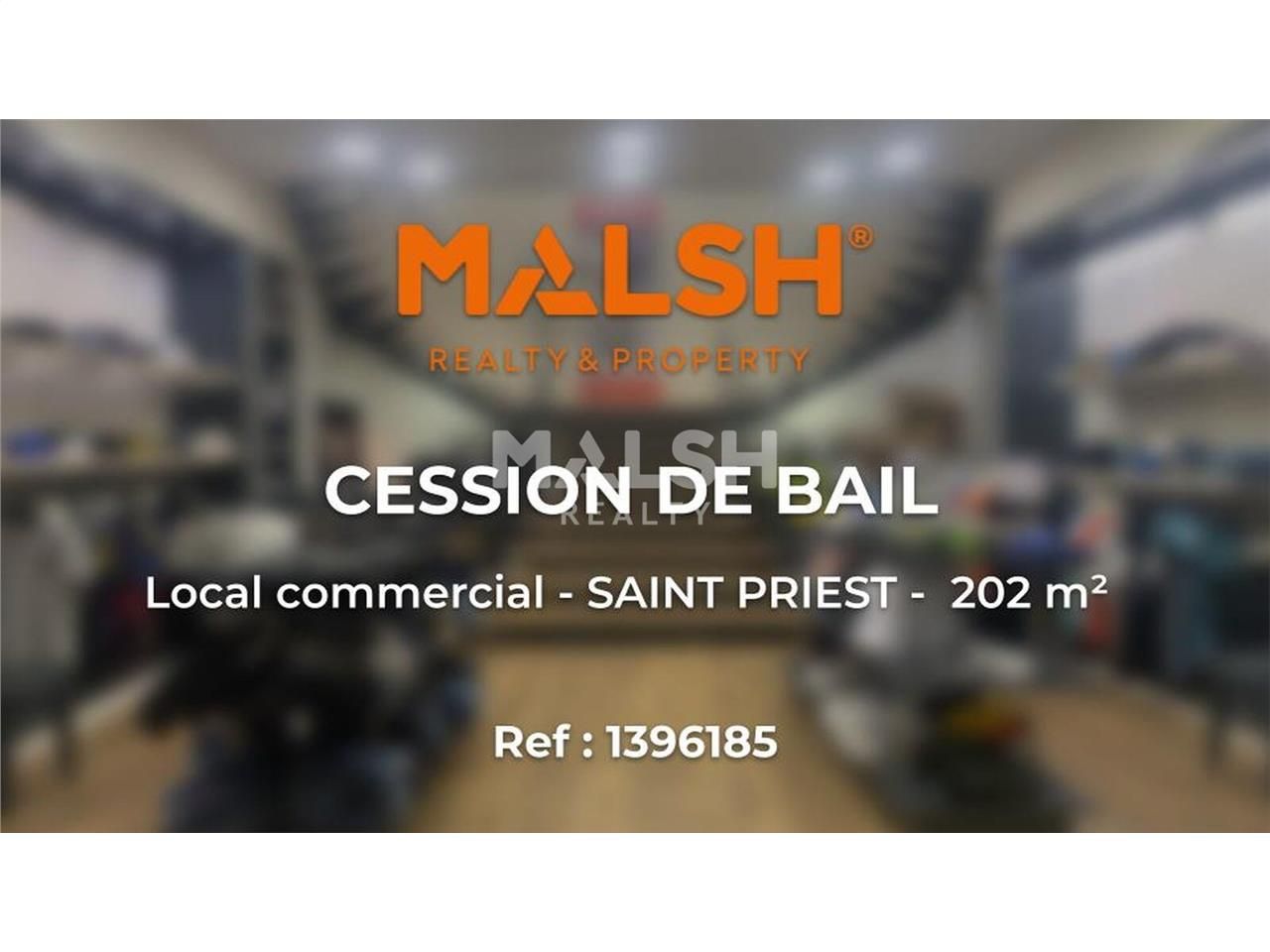Nous vous proposons la cession de bail d'un local