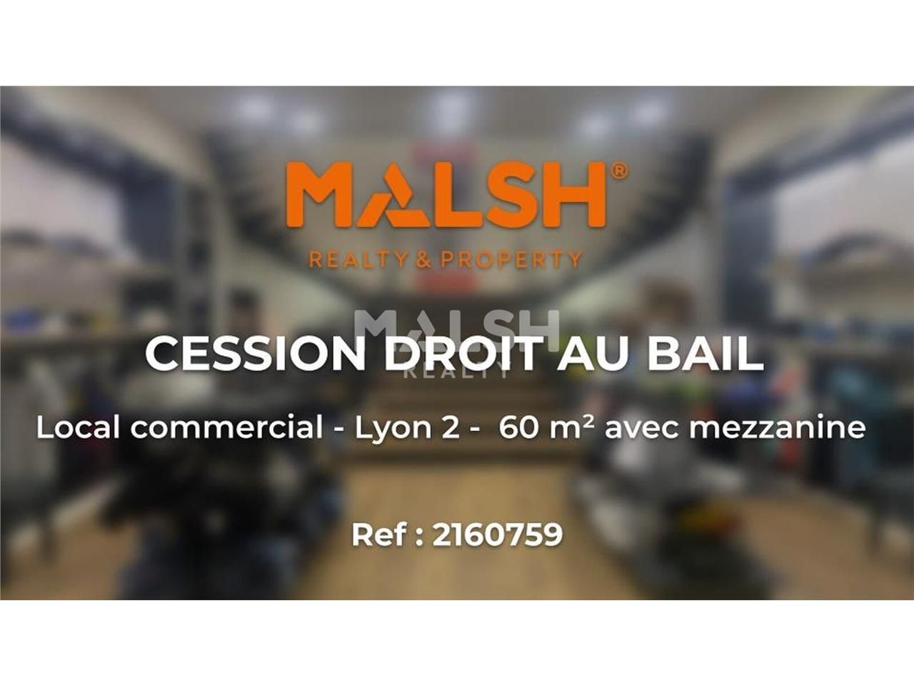 Nous vous proposons la cession du droit au bail d