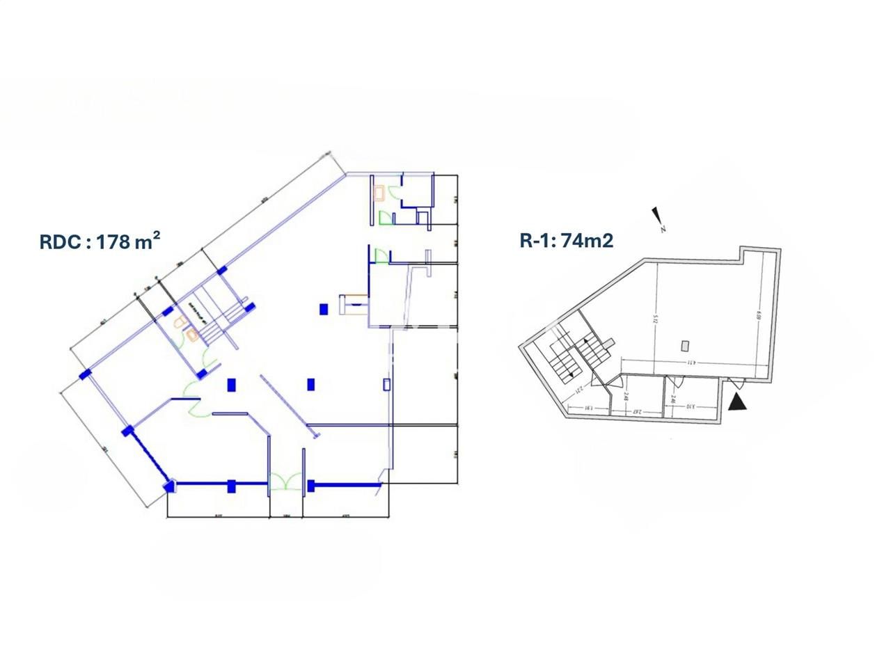 Nous vous proposons à la location une surface de 